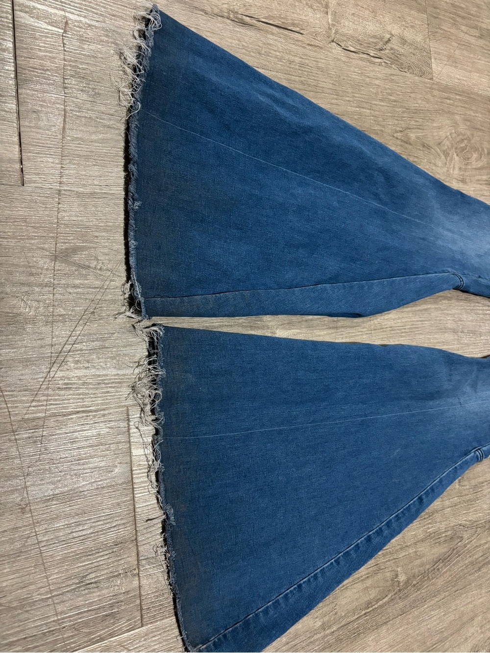 Free People Just Float On Flared Denim Jean Size 25 - Picture 3 of 5
